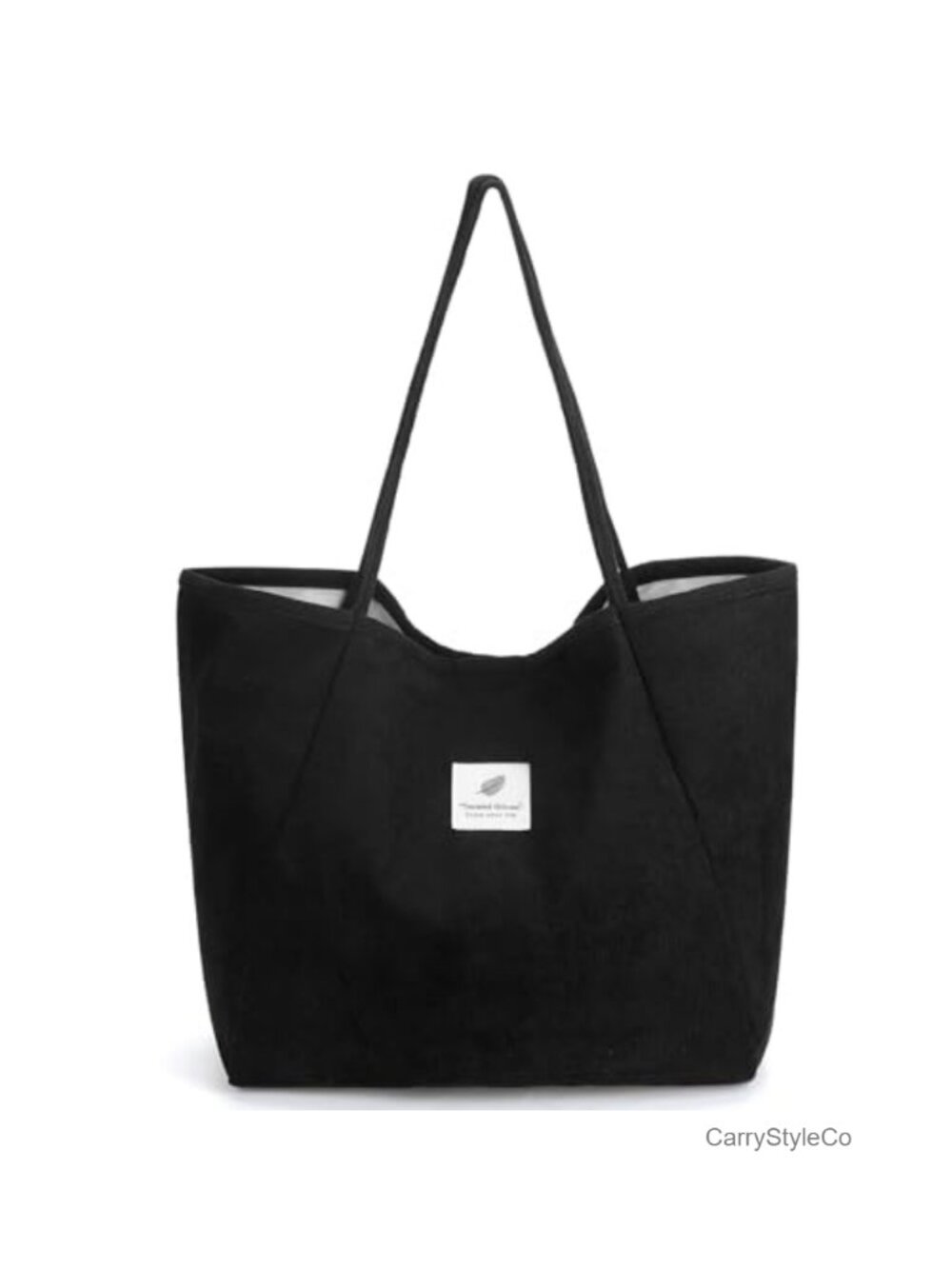 Large Corduroy Tote Bag Travel Gym Beach Grocery Shopper Women